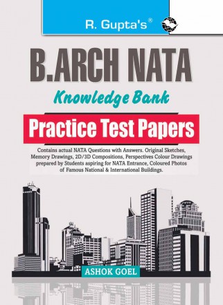 RGupta Ramesh B. Arch. NATA Knowledge Bank Practice Test Papers English Medium